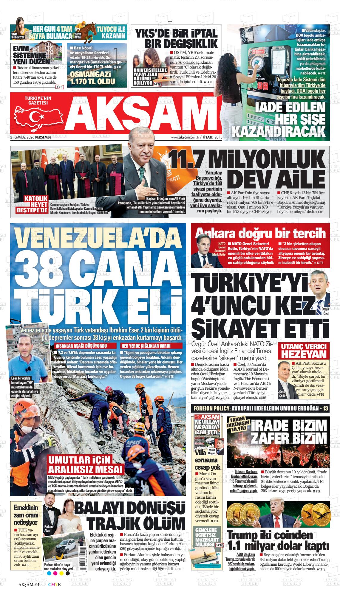AKŞAM - 03.07.2026