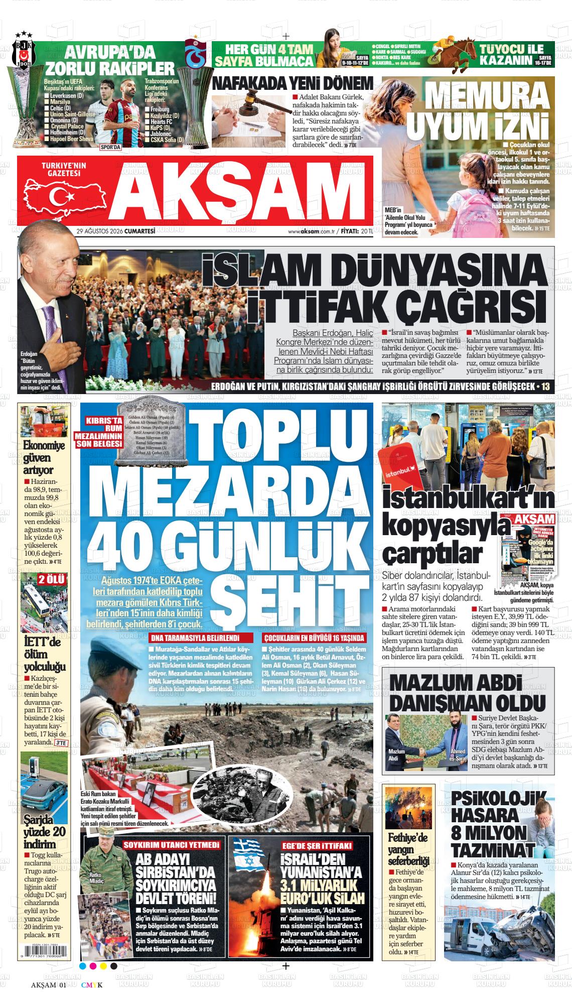 AKŞAM - 29.08.2026