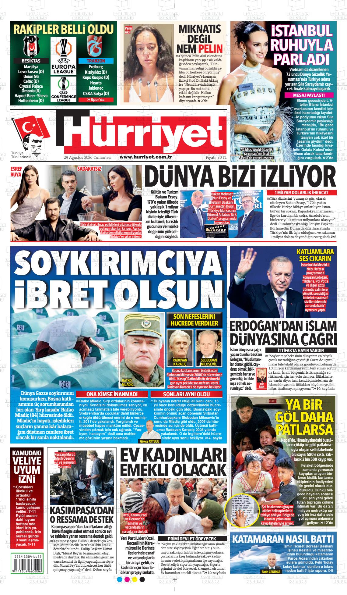 HÜRRİYET - 29.08.2026