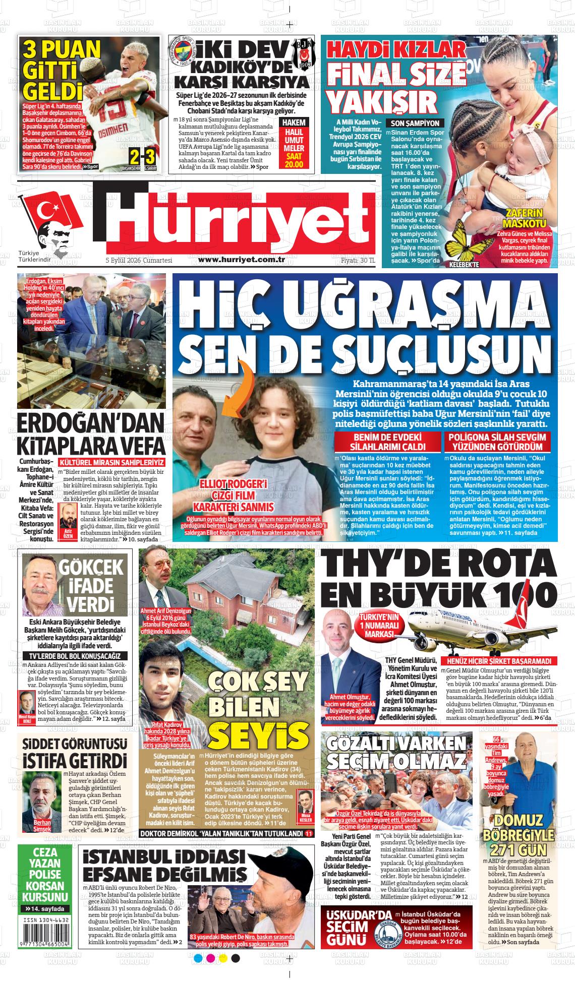 HÜRRİYET - 05.09.2026