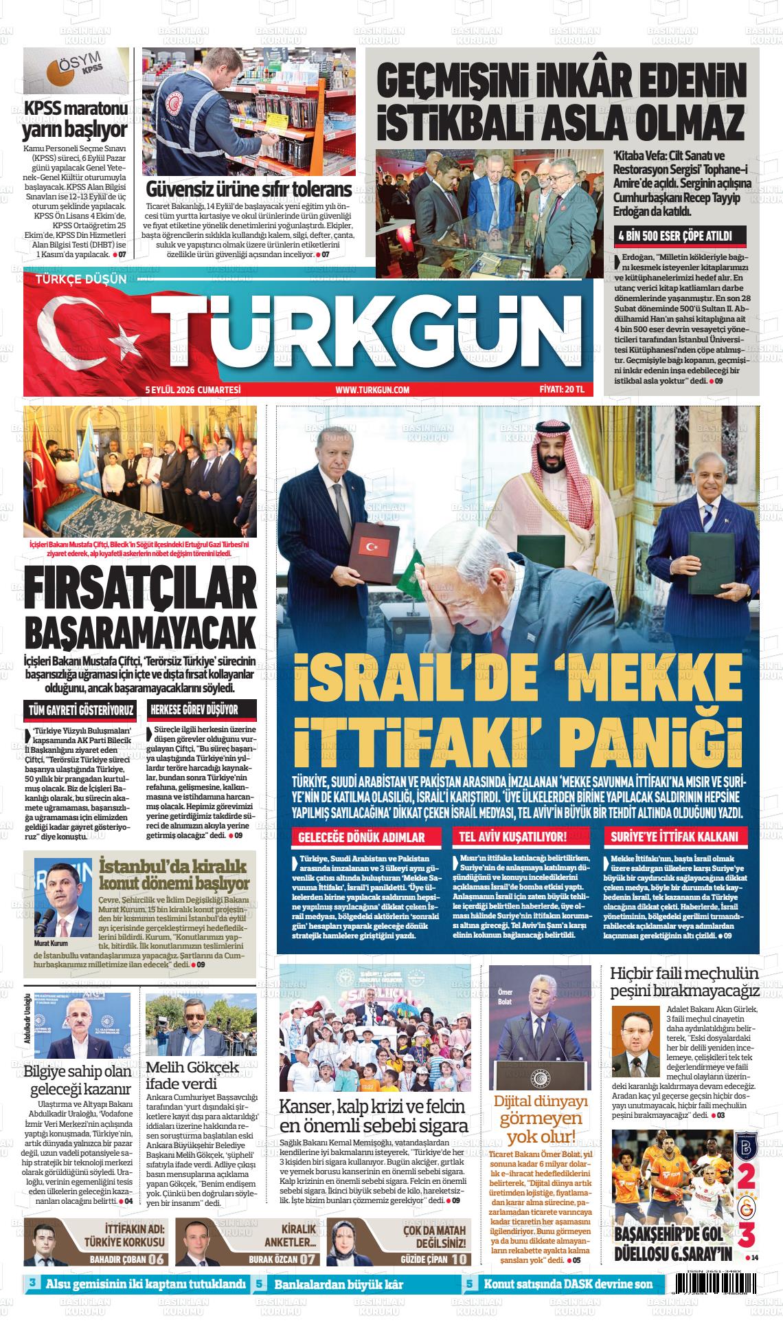 TÜRKGÜN - 05.09.2026